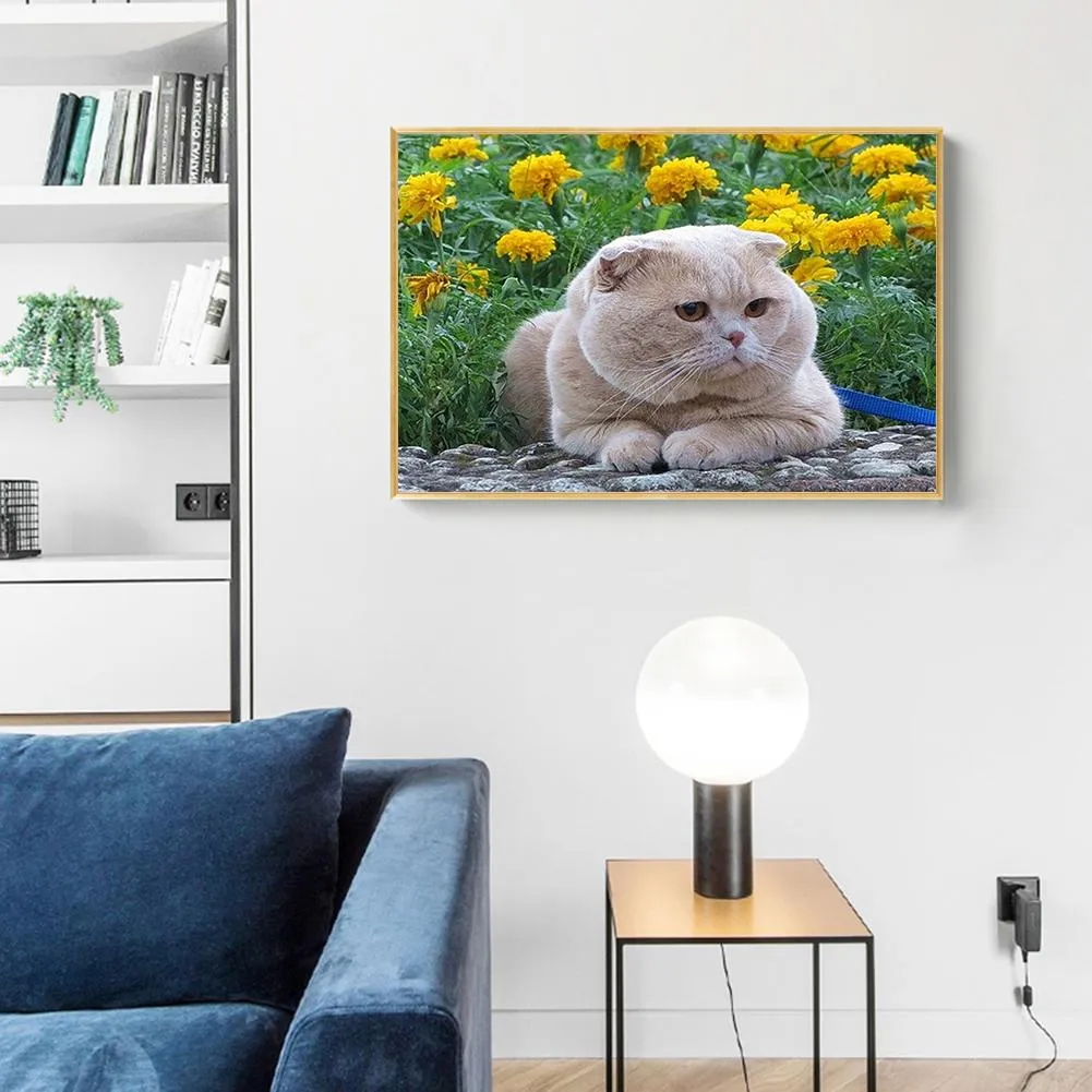 Animal  - Full Square Diamond - 50x40CM