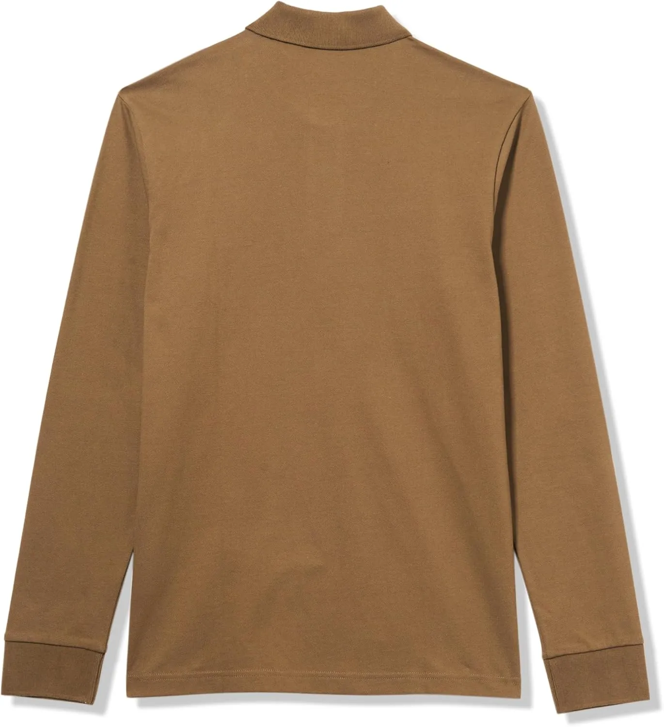 BOSS Men's Square Patch Logo Slim Fit Long Sleeve Polo Shirt