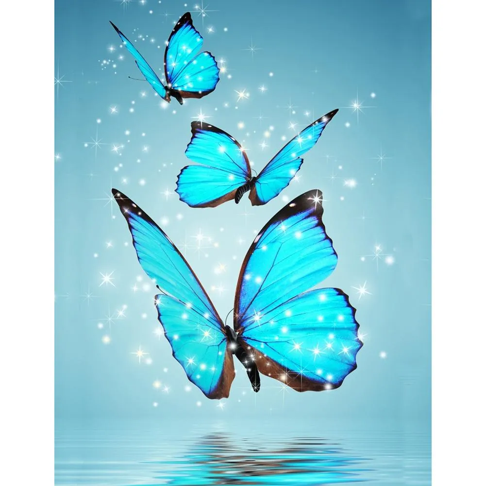 Butterfly  - Full Square Diamond - 40x50CM