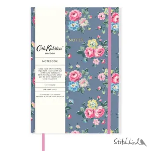 Cath Kidston Slate Grey Floral Journal
