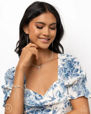 Complete Look -Gold Bow Necklace and Bracelet