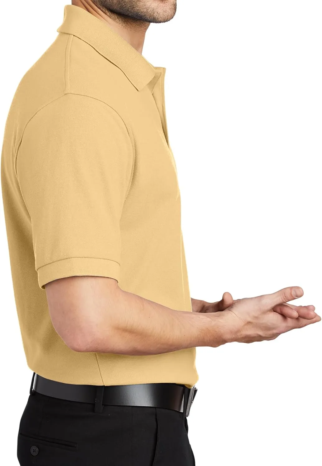 Custom Embroidered Polo Shirt for Men Personalized Embroidery Name Text Logo Golf Tee