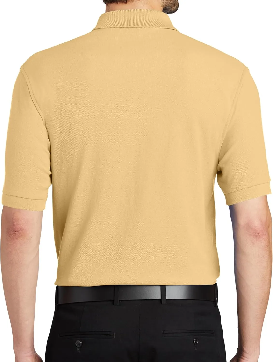 Custom Embroidered Polo Shirt for Men Personalized Embroidery Name Text Logo Golf Tee