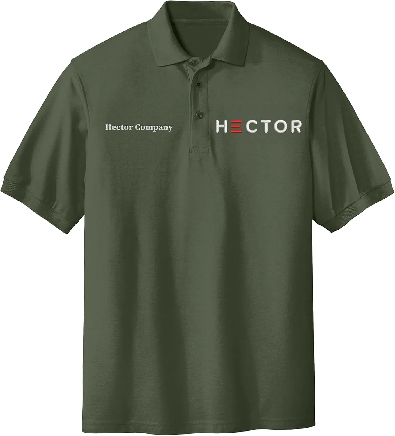 Custom Embroidered Polo Shirts for Men Personalized Embroidery Text Logo Name Company