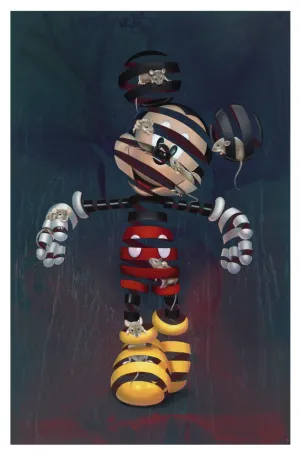 Encaged Mickey AP Archival Print by Super A