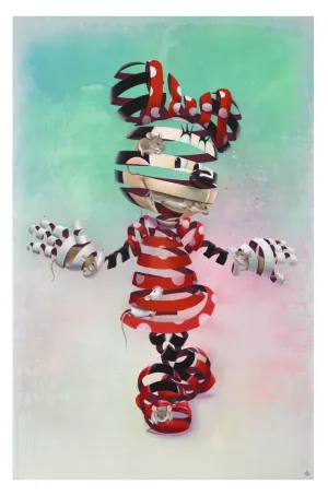 Encaged Minnie AP Archival Print by Super A