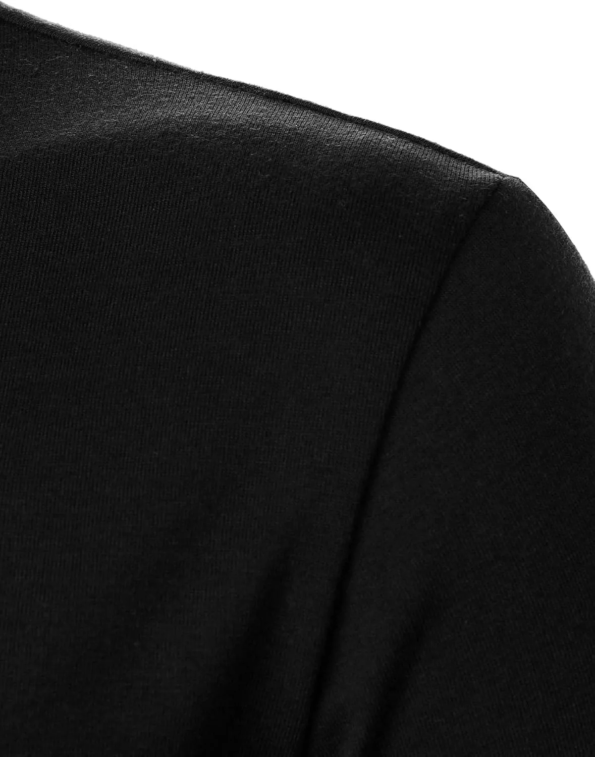 Floerns Men's Causal Short Sleeve Polo Shirts Contrast Collar Half Placket T-Shirts