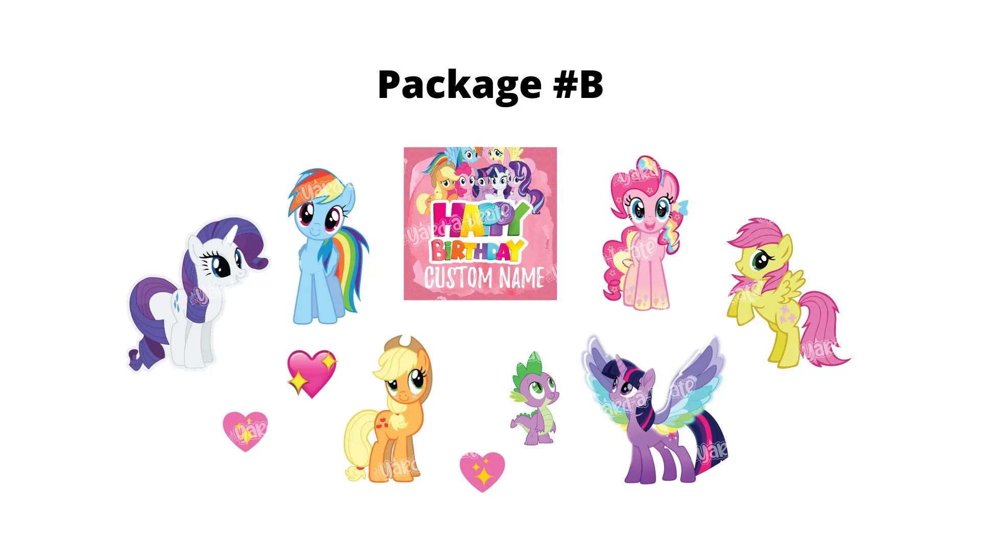 My Little Pony Signs Package – Little Pony 24” Tall   Decor (Total 10 or 11 pcs ) |Yard Sign Outdoor Lawn Decorations