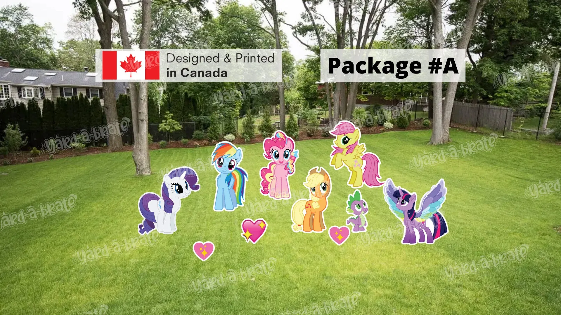 My Little Pony Signs Package – Little Pony 24” Tall   Decor (Total 10 or 11 pcs ) |Yard Sign Outdoor Lawn Decorations
