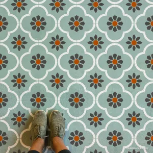San Miguel Allover Tile Stencil