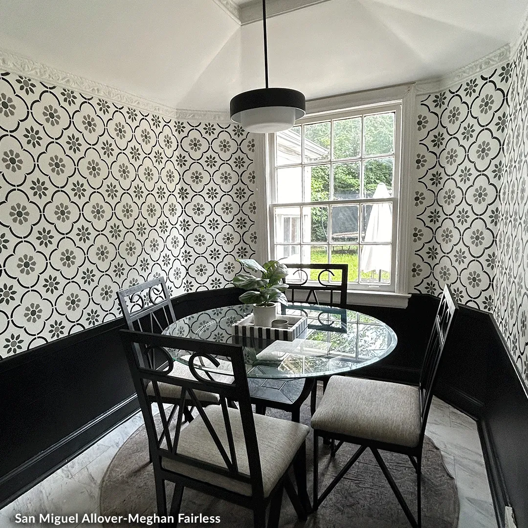 San Miguel Allover Tile Stencil