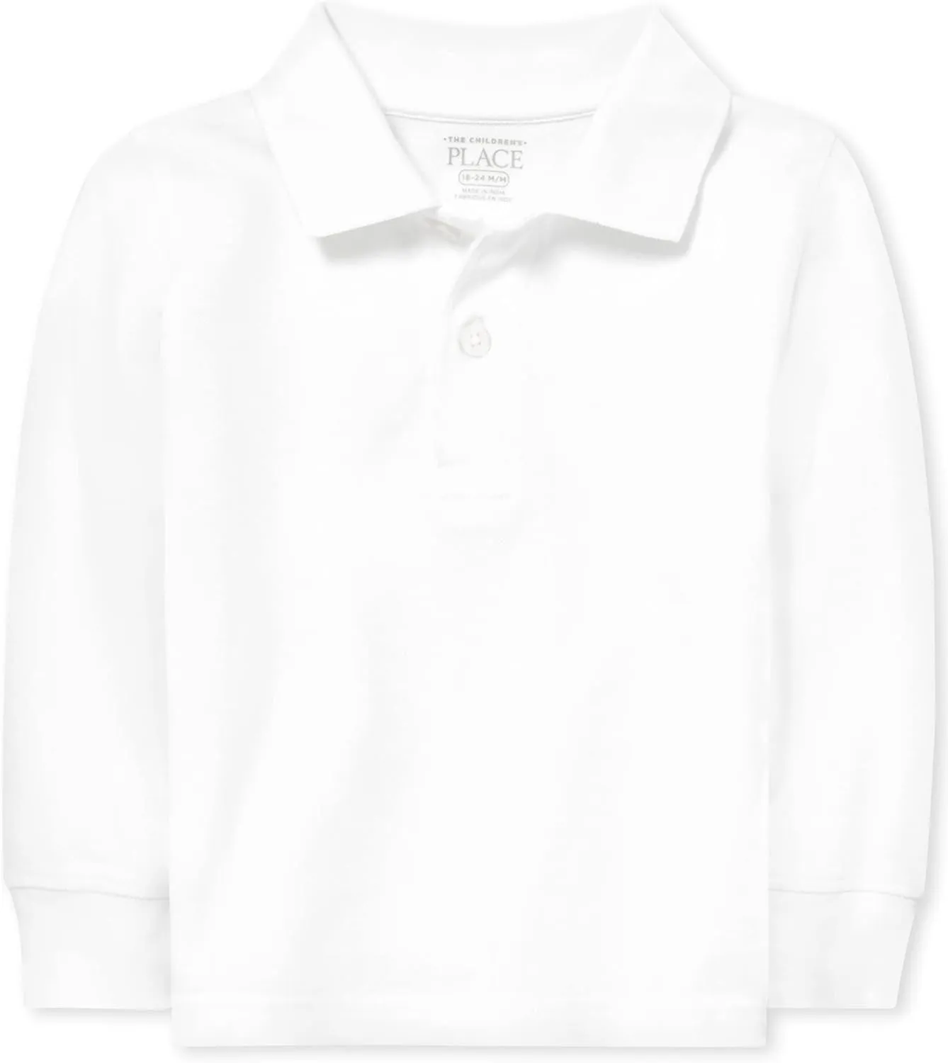 The Children'S Place Boys Long Sleeve Pique Polo